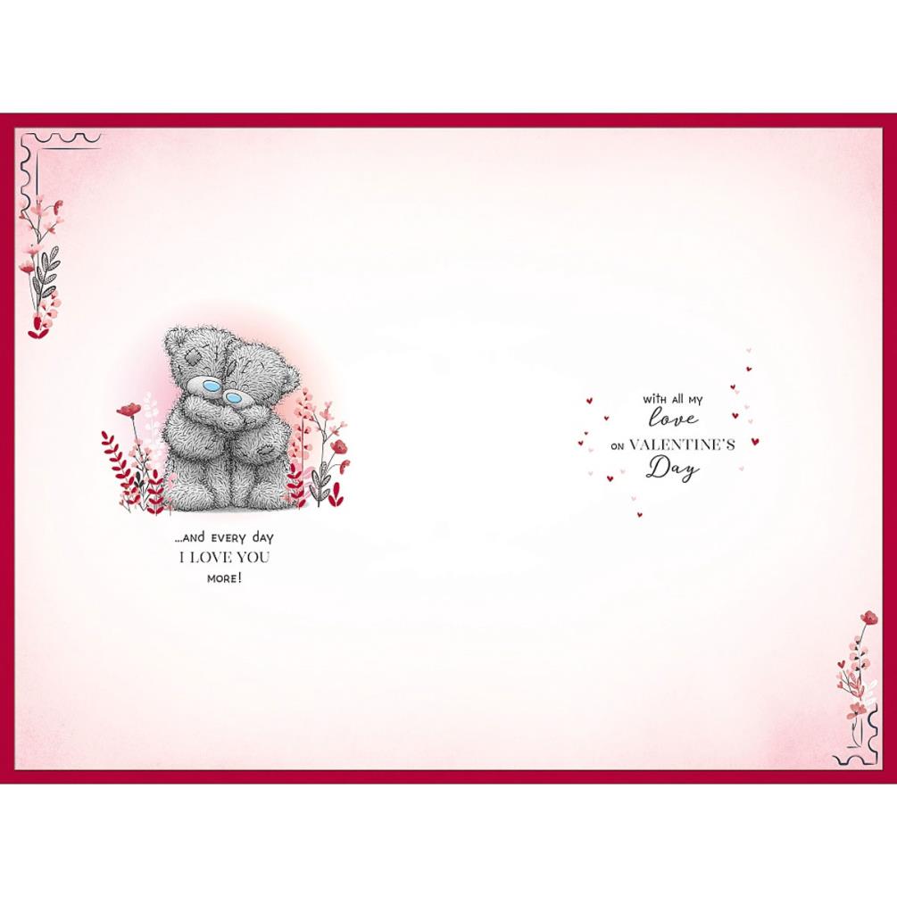 Boyfriend Verse Me to You Bear Valentine's Day Card Extra Image 1